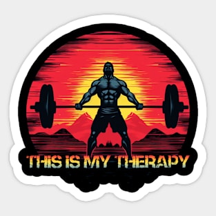 This is my therapy Sticker